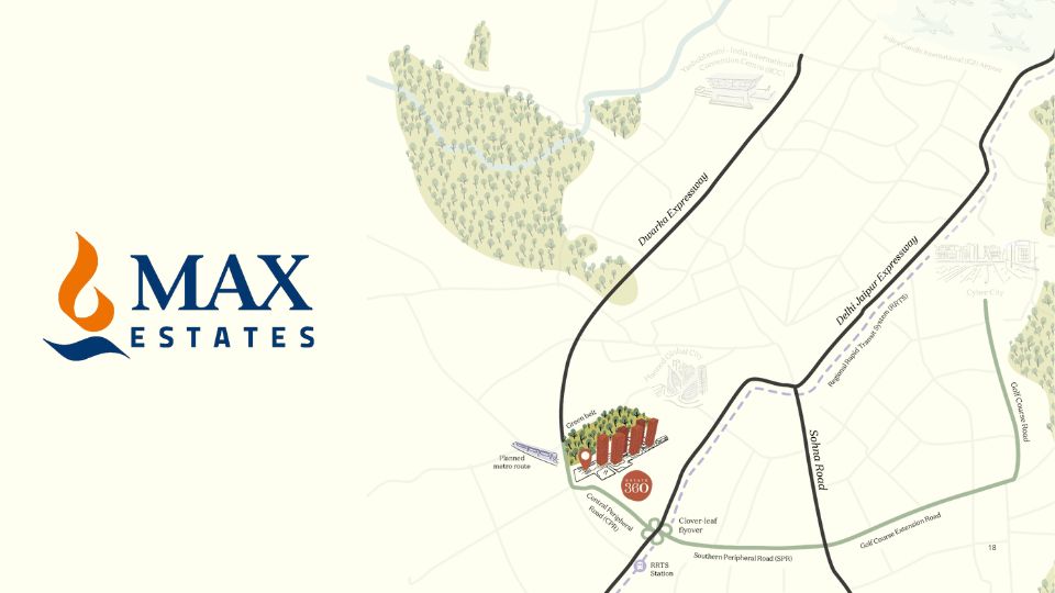 max-estate-360-gurgaon-location-map