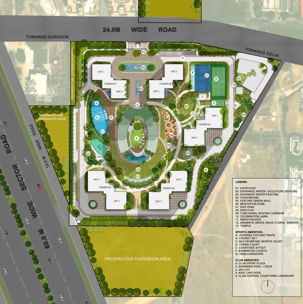 tarc-ishva-sector-63-site-plan