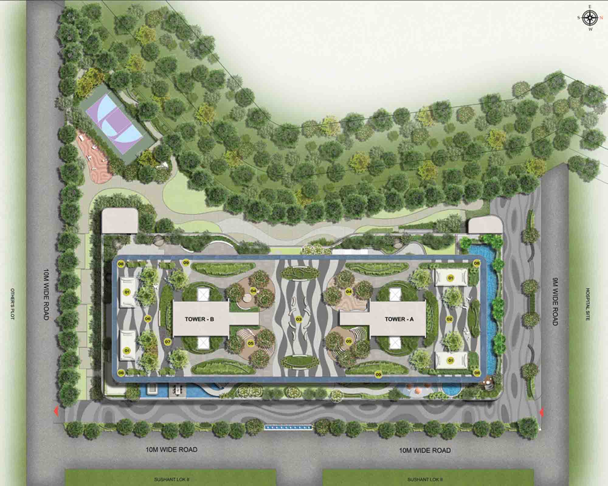 trevoc-royal-residences-site-plan