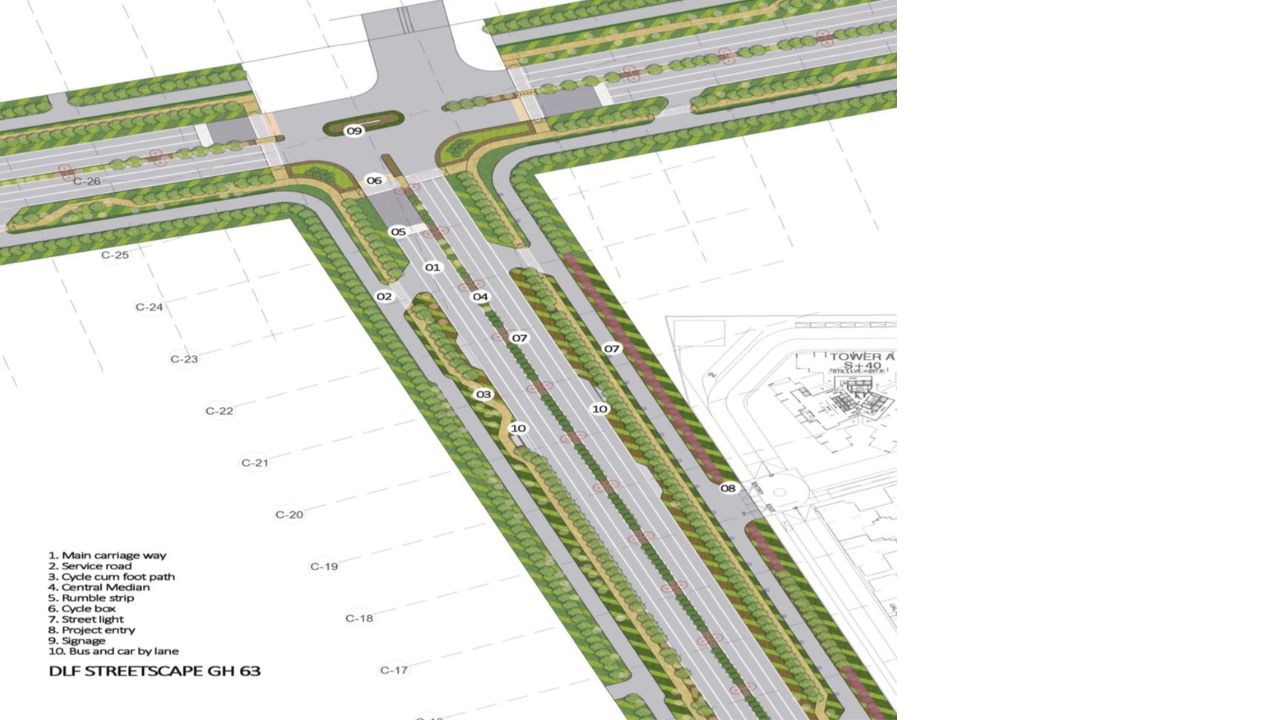 dlf-the-arbour-sector-63-site-plan