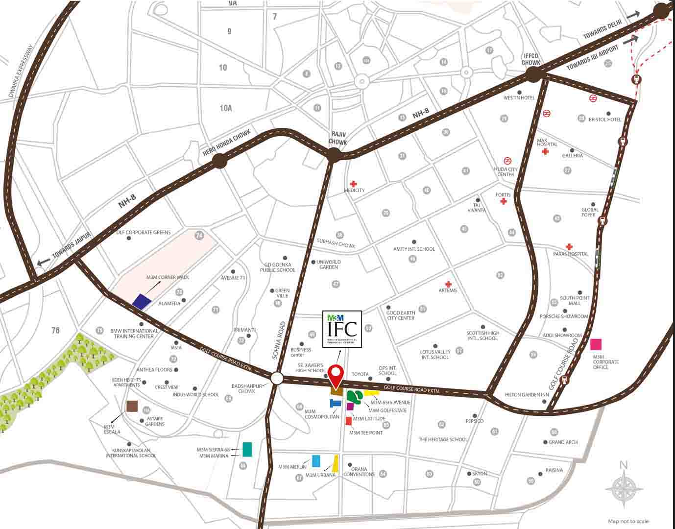 m3m-ifc-location-map