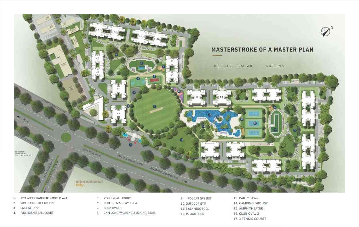 sobha-city-108-site-plan